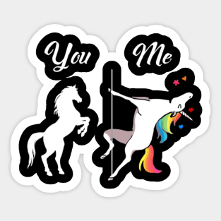 Unicorn You and Me- Sticker